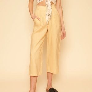 Whimsy and Row Valentina pant in brown linen